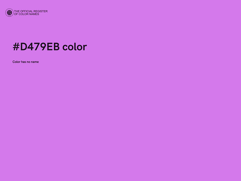 #D479EB color image