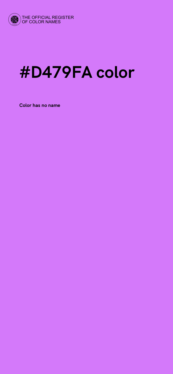 #D479FA color image