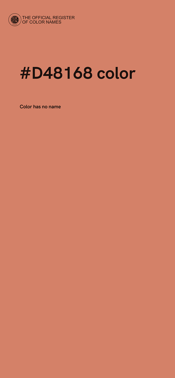 #D48168 color image