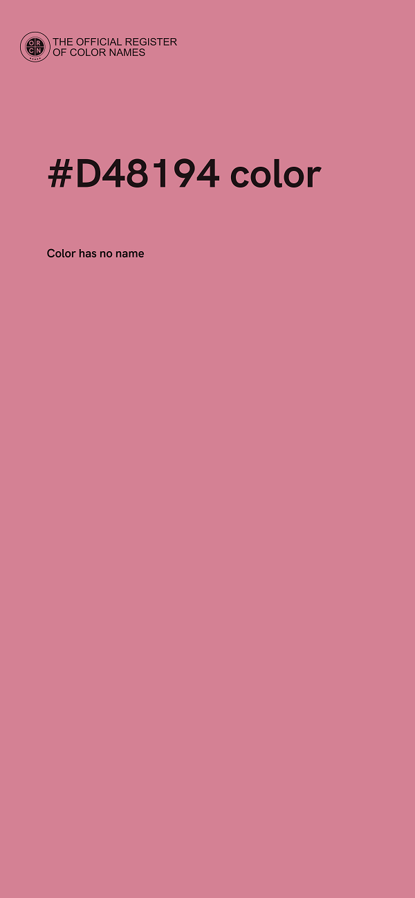 #D48194 color image