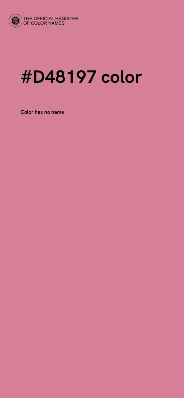 #D48197 color image