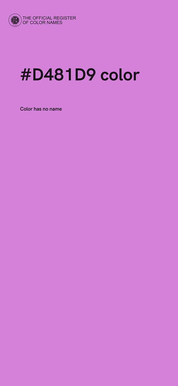 #D481D9 color image