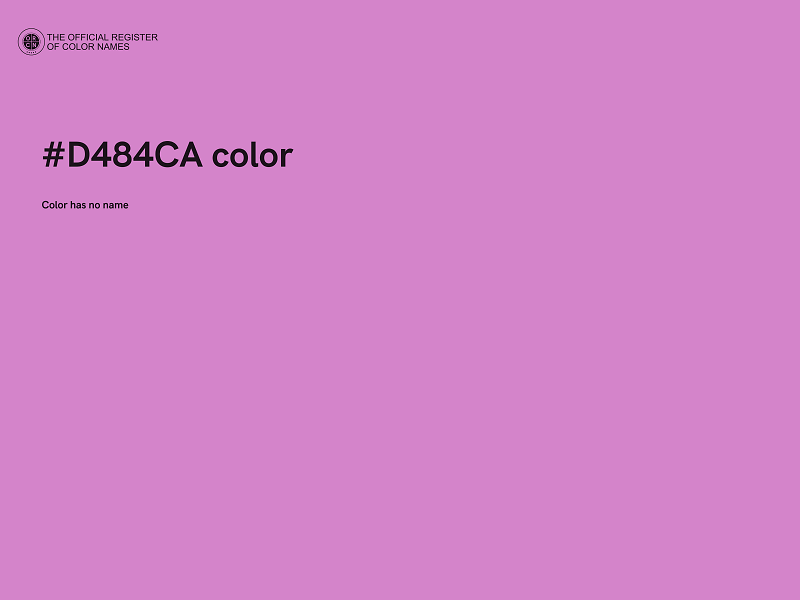 #D484CA color image