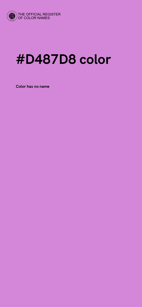 #D487D8 color image