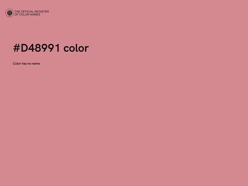 #D48991 color image