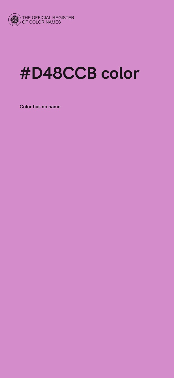 #D48CCB color image