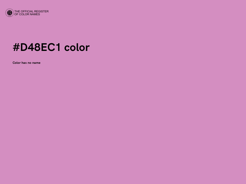 #D48EC1 color image