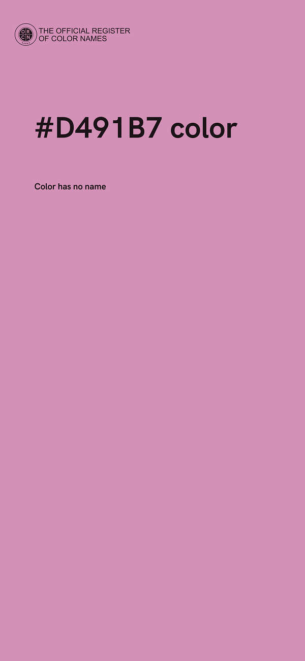 #D491B7 color image