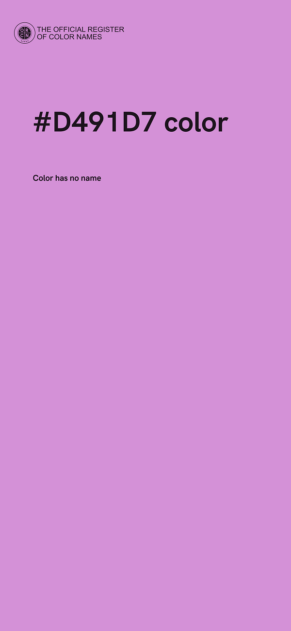 #D491D7 color image