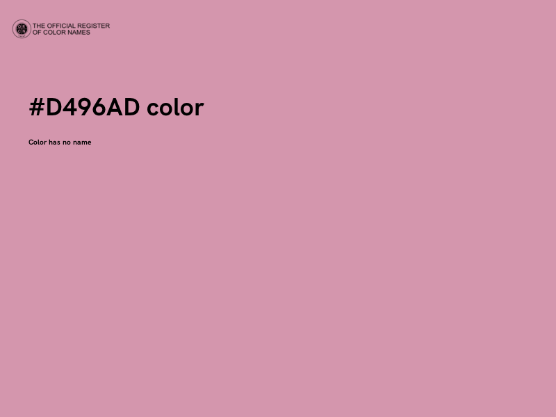 #D496AD color image