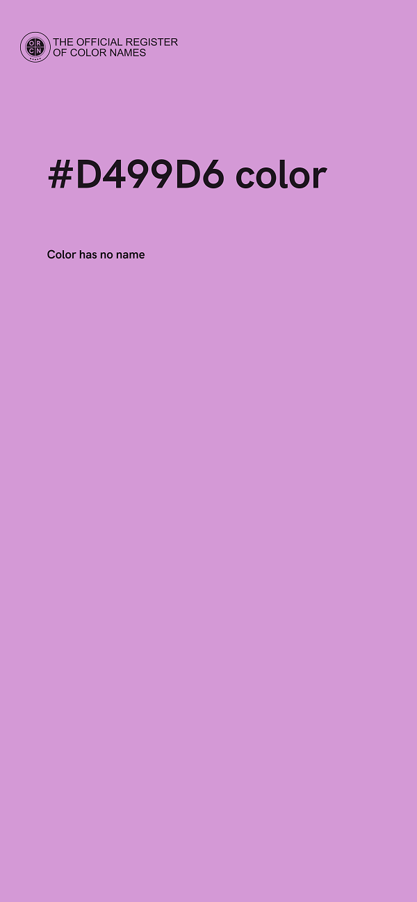 #D499D6 color image