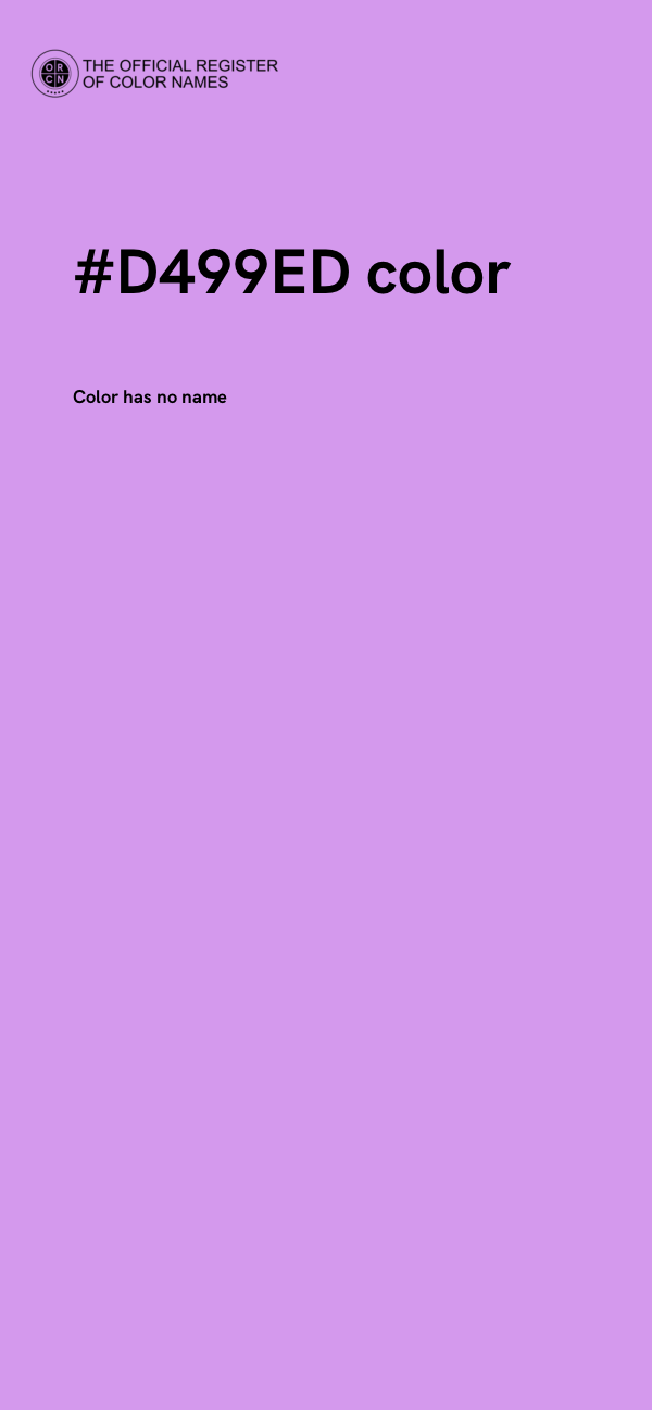 #D499ED color image