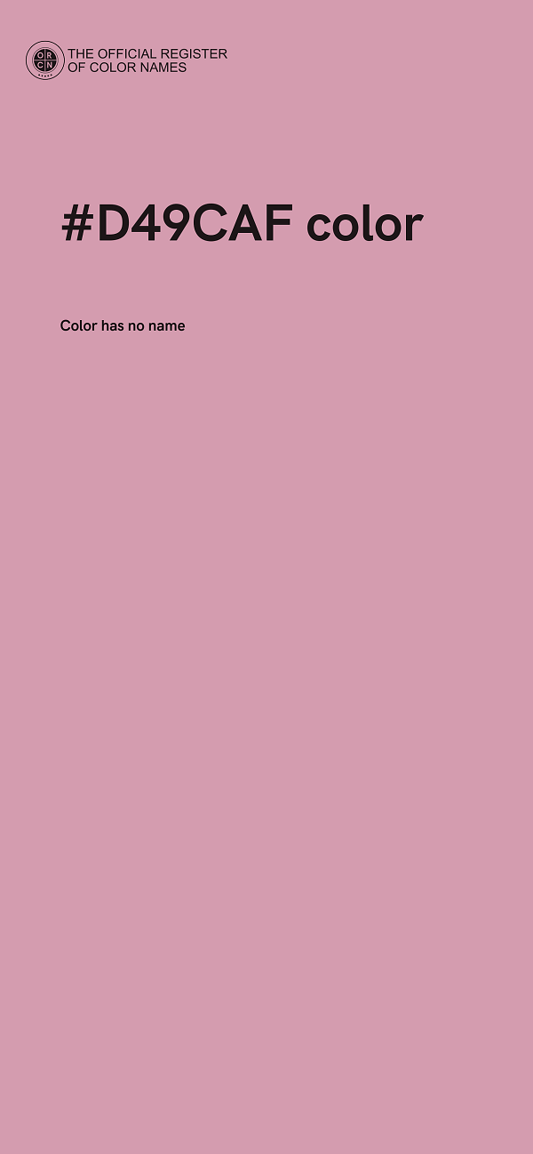 #D49CAF color image