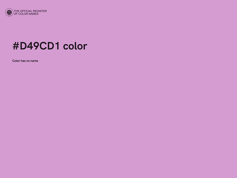 #D49CD1 color image