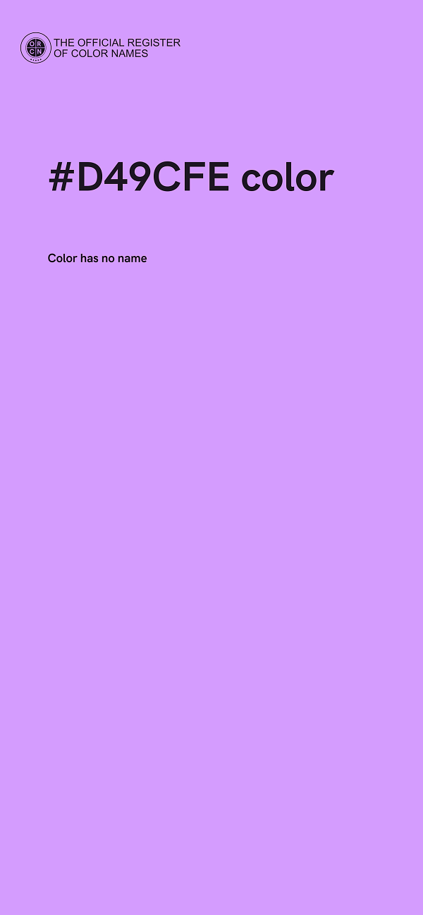 #D49CFE color image