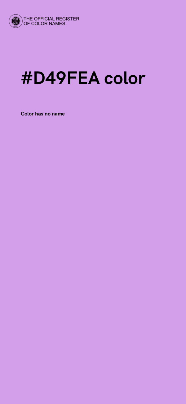 #D49FEA color image