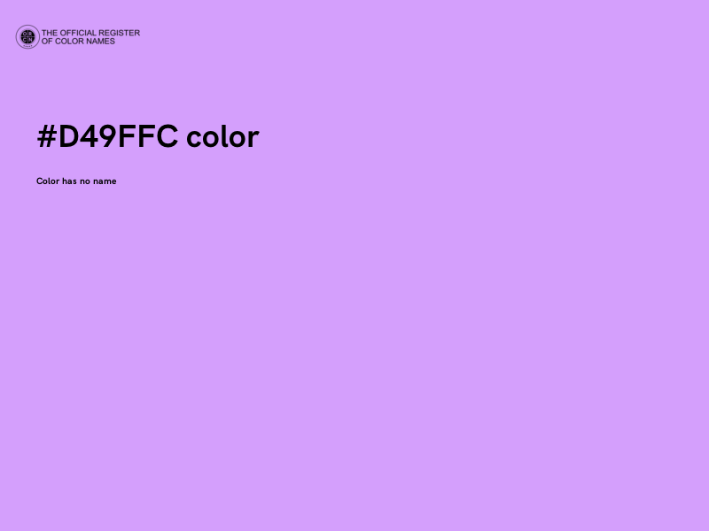 #D49FFC color image