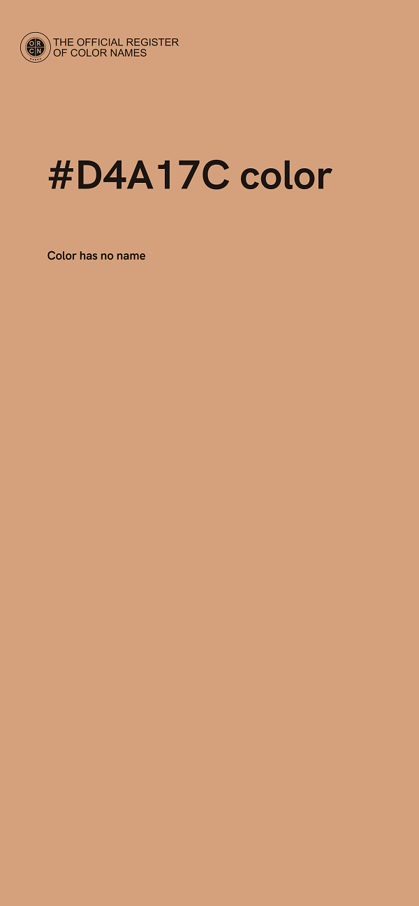 #D4A17C color image