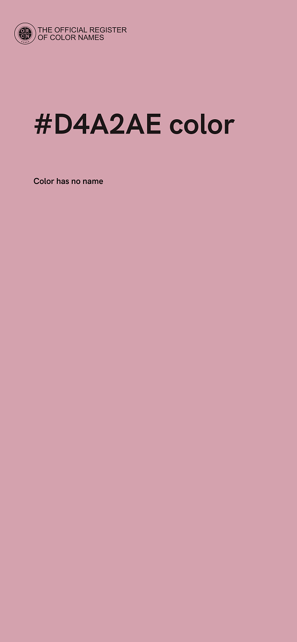 #D4A2AE color image