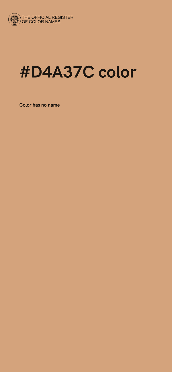 #D4A37C color image