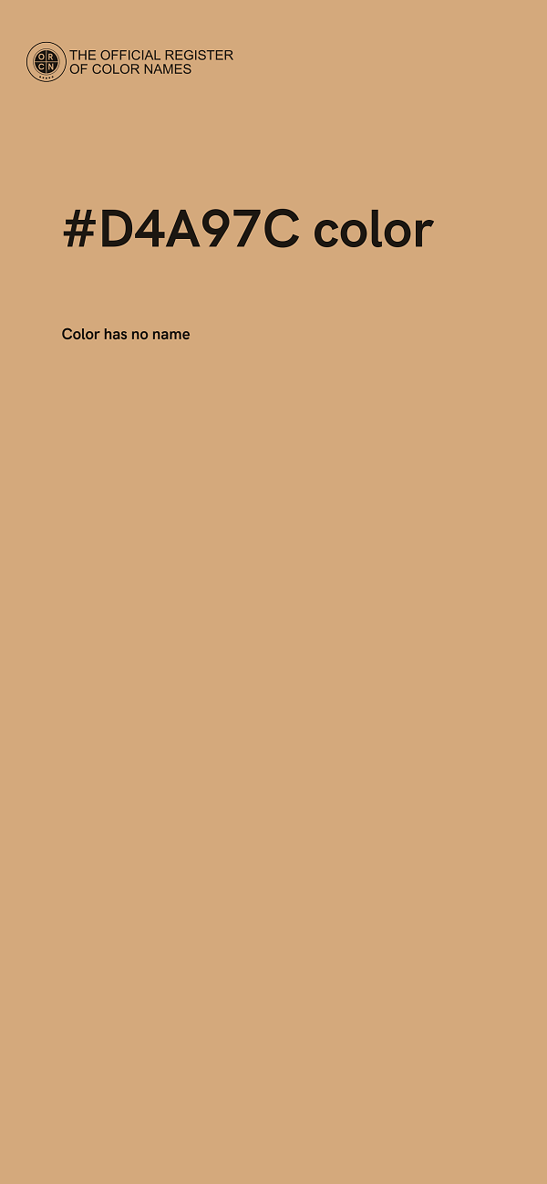 #D4A97C color image