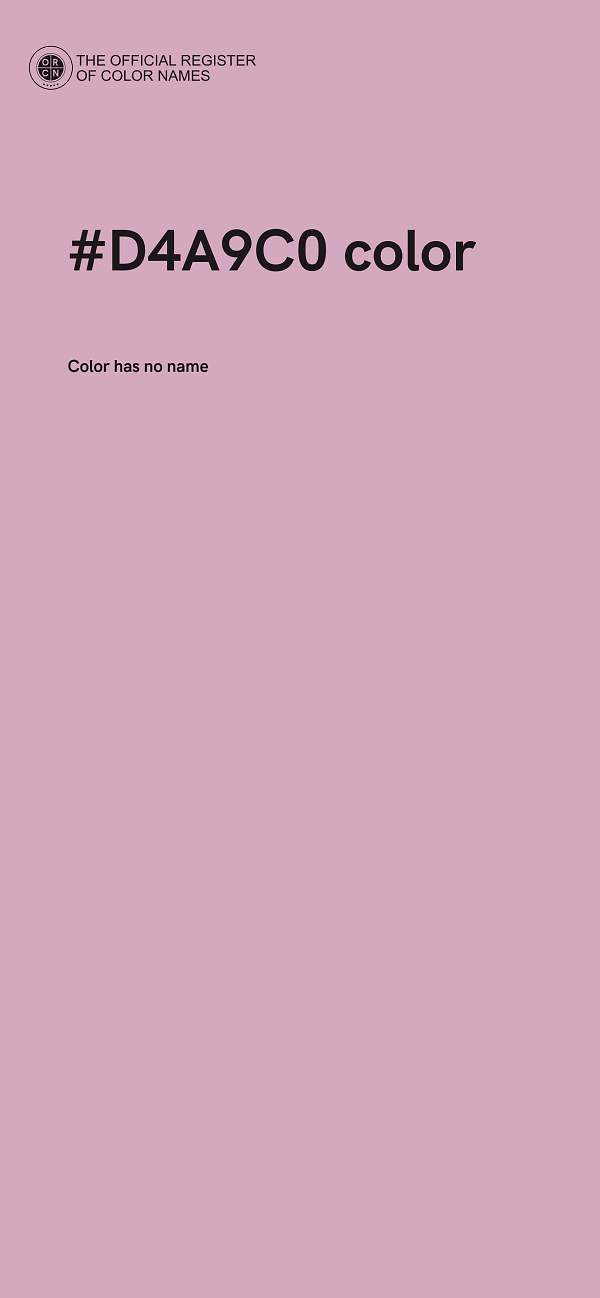 #D4A9C0 color image