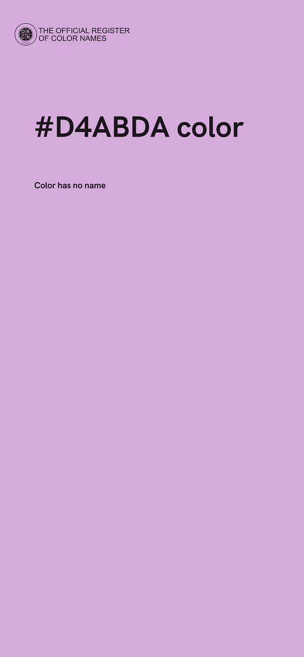 #D4ABDA color image