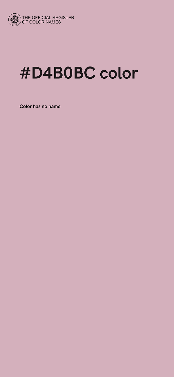 #D4B0BC color image