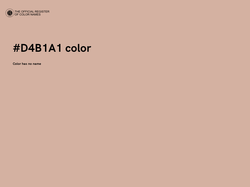 #D4B1A1 color image