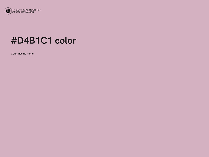 #D4B1C1 color image