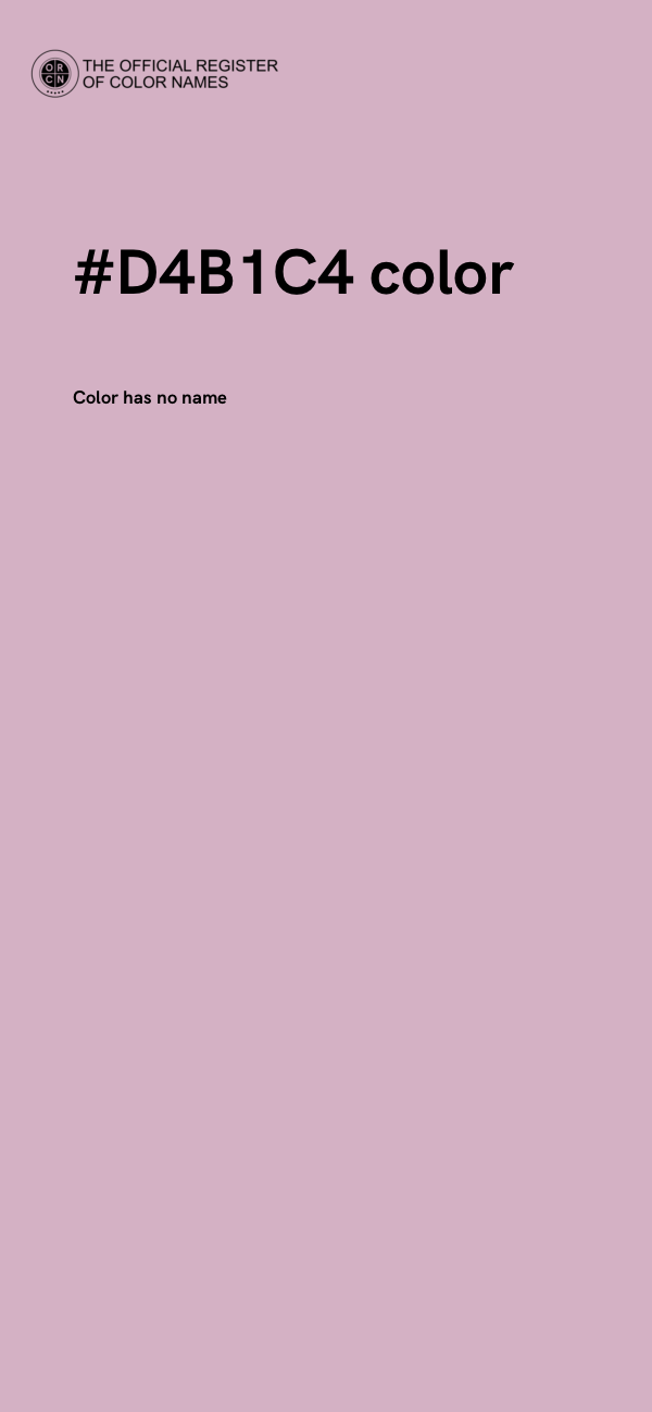 #D4B1C4 color image