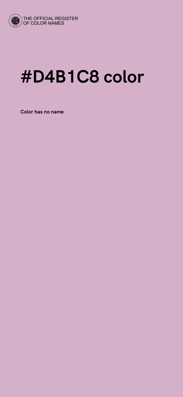 #D4B1C8 color image