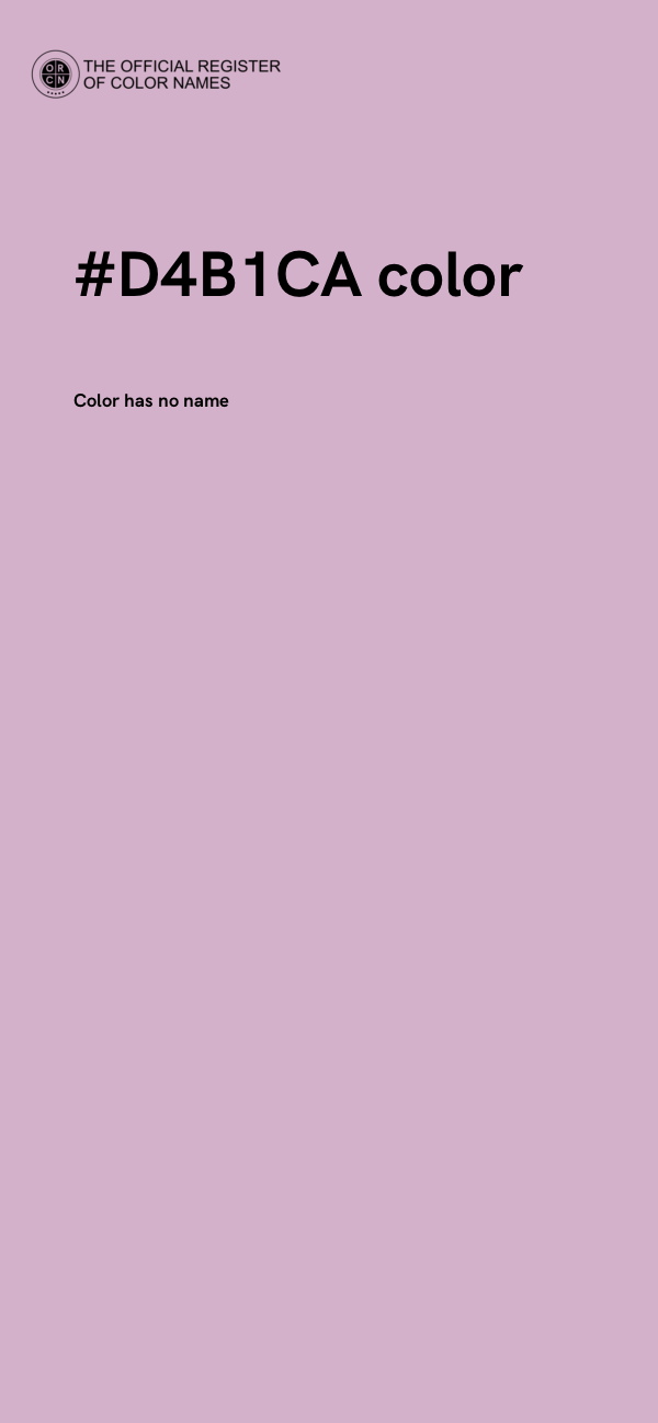 #D4B1CA color image