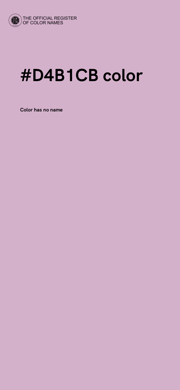 #D4B1CB color image
