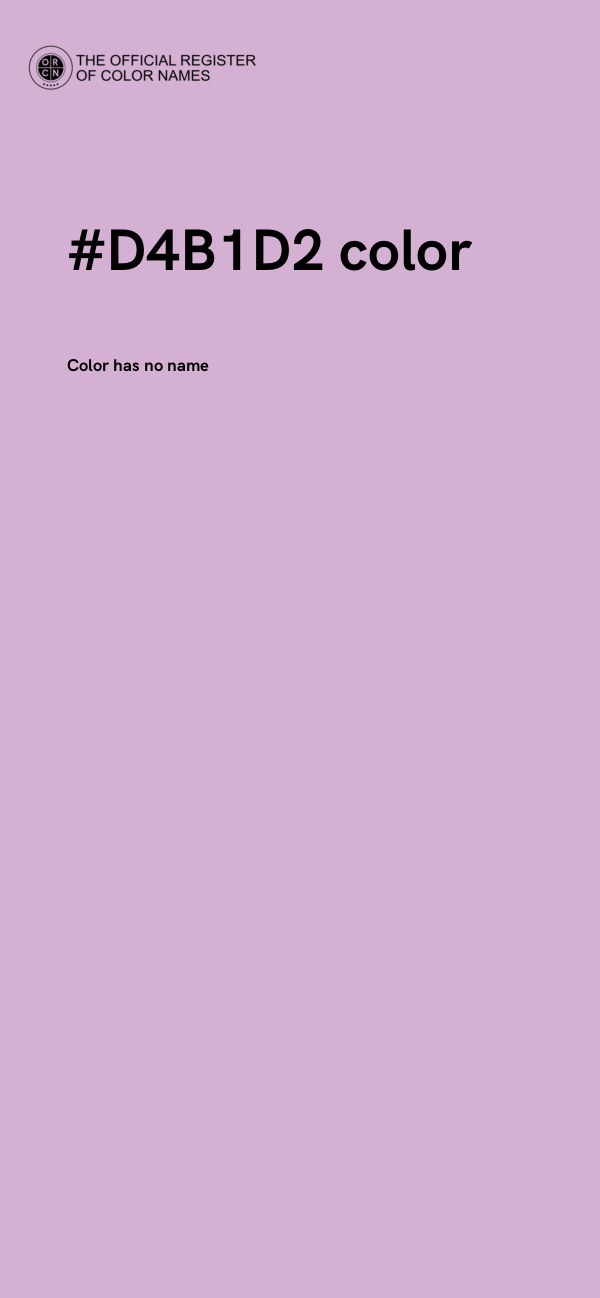 #D4B1D2 color image