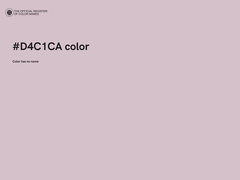 #D4C1CA color image