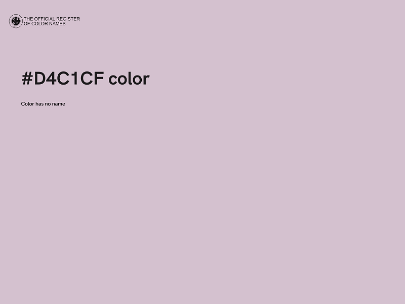 #D4C1CF color image