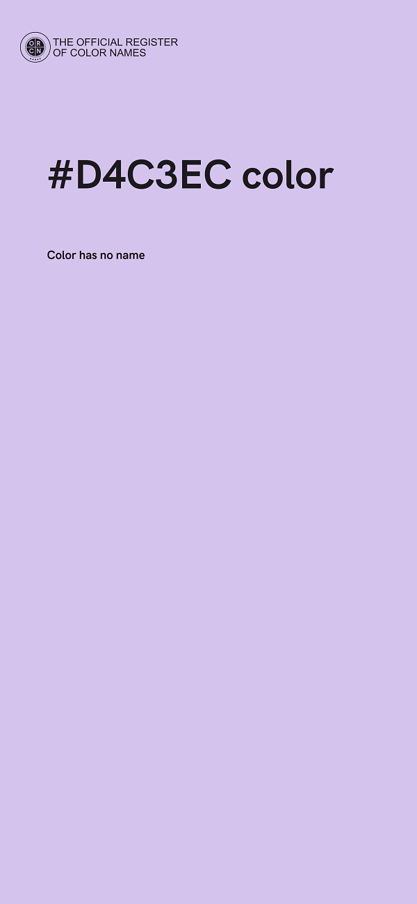 #D4C3EC color image