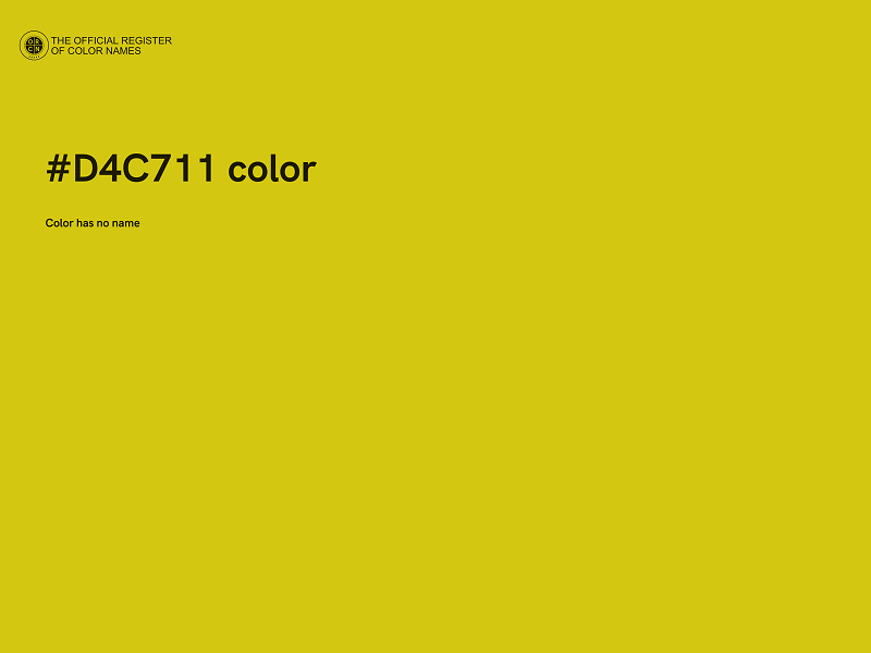 #D4C711 color image