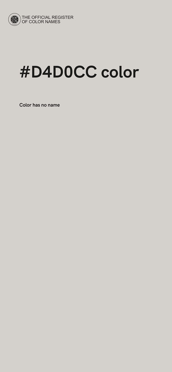 #D4D0CC color image