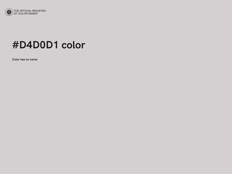 #D4D0D1 color image