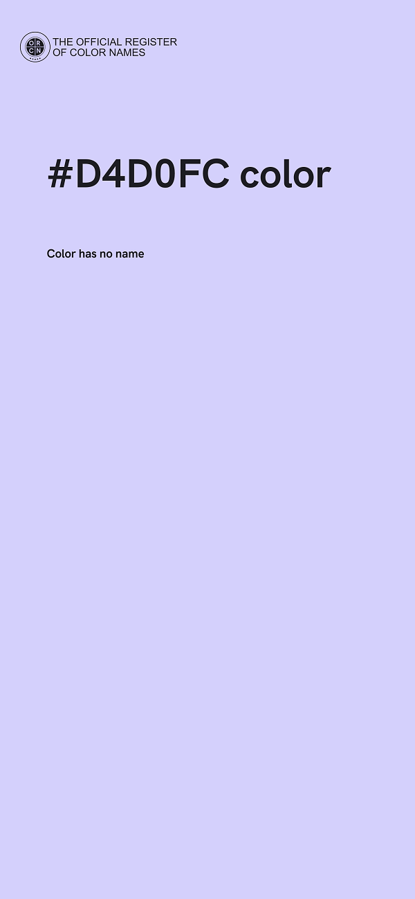 #D4D0FC color image