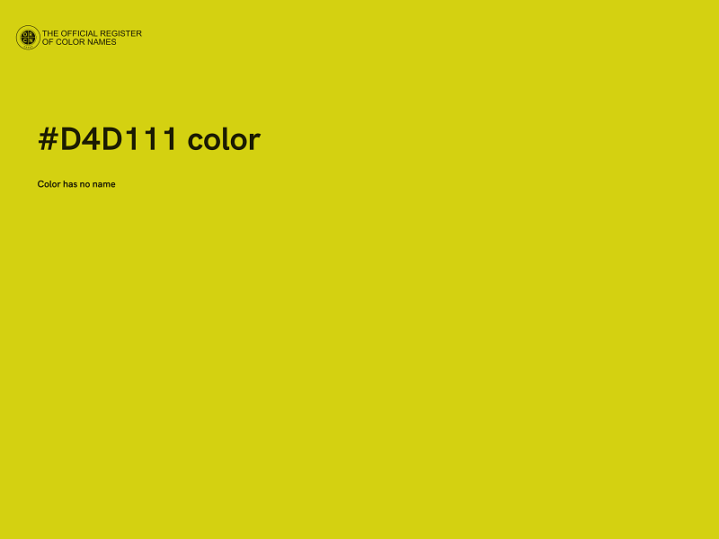 #D4D111 color image