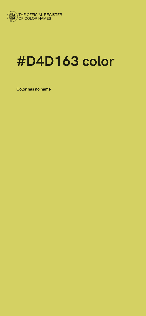 #D4D163 color image
