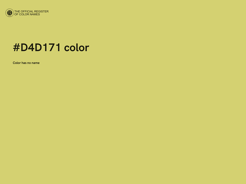 #D4D171 color image