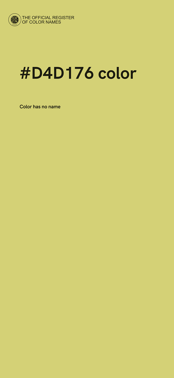 #D4D176 color image