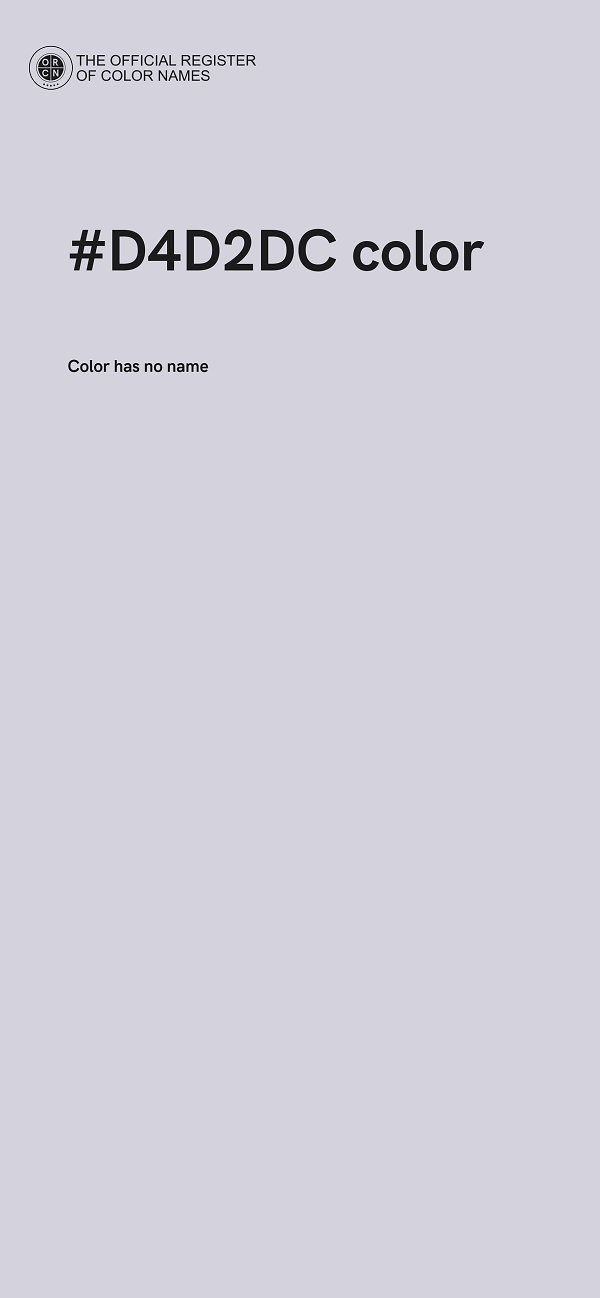 #D4D2DC color image