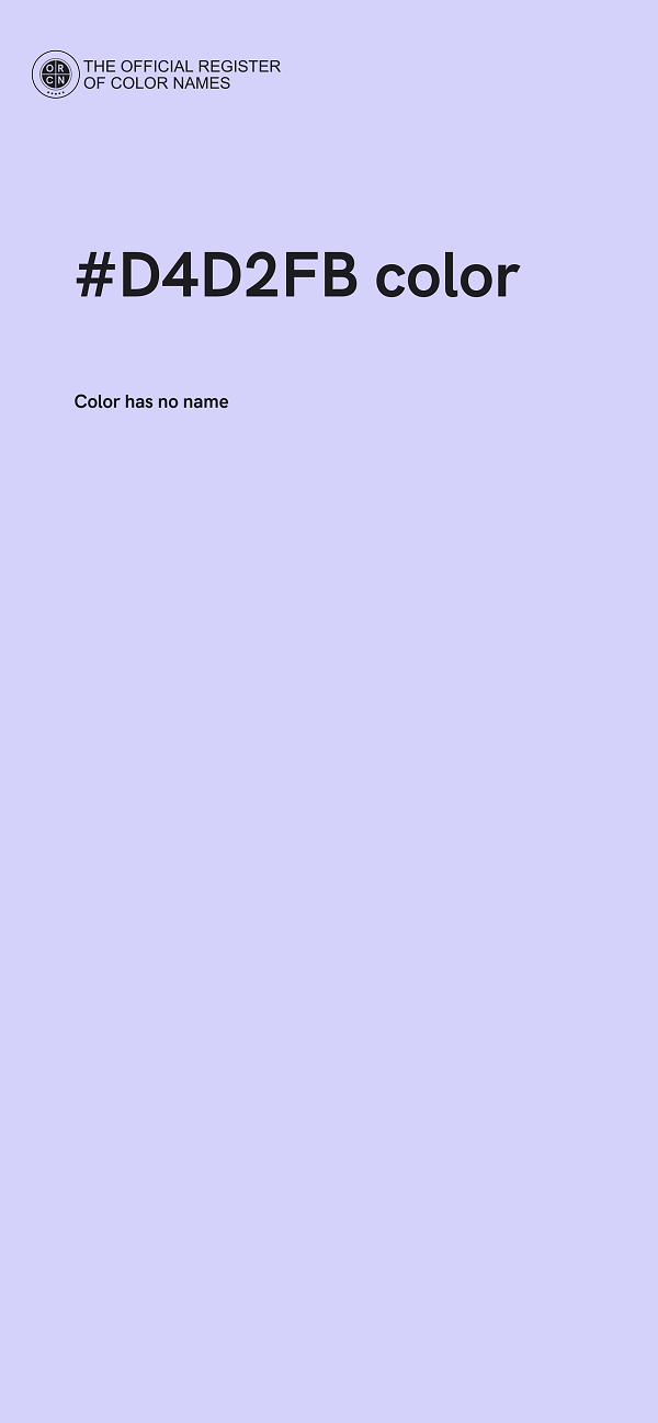 #D4D2FB color image