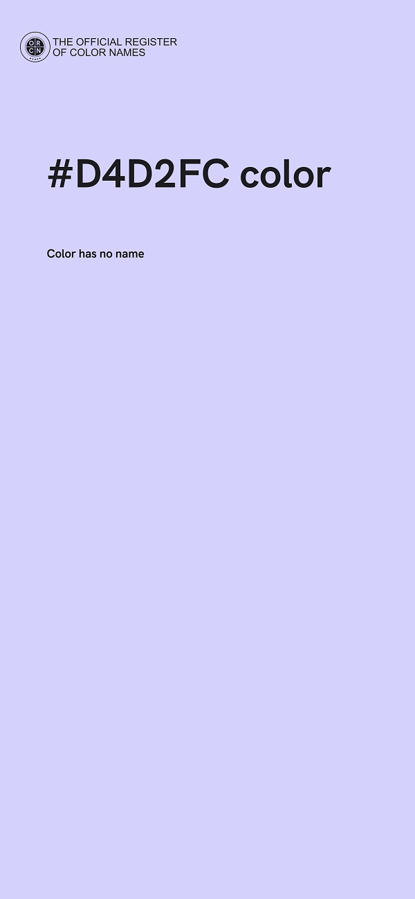 #D4D2FC color image