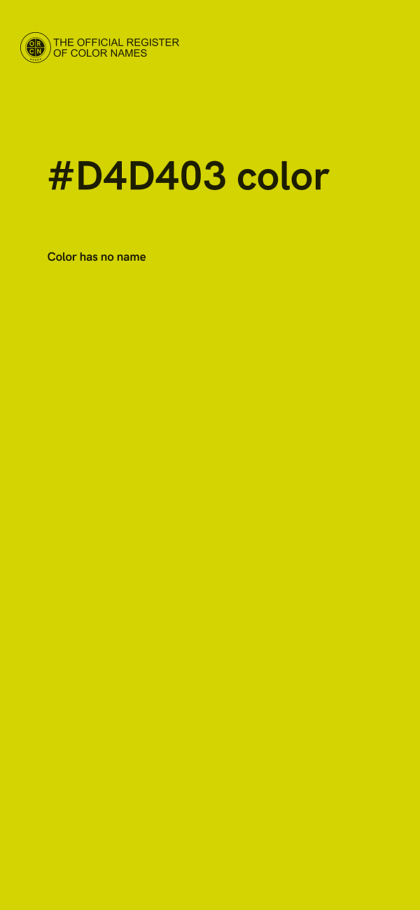 #D4D403 color image
